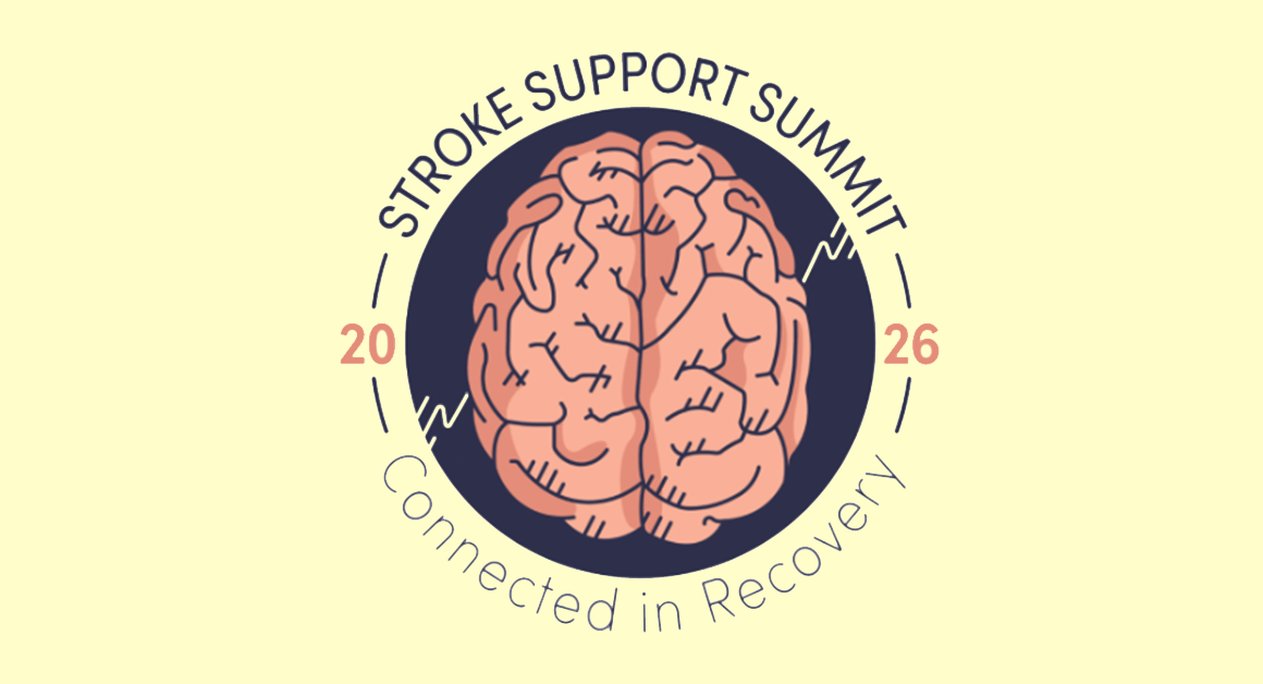 2026 Stroke Support Summit logo featuring an illustrated brain and the theme “Connected in Recovery.”