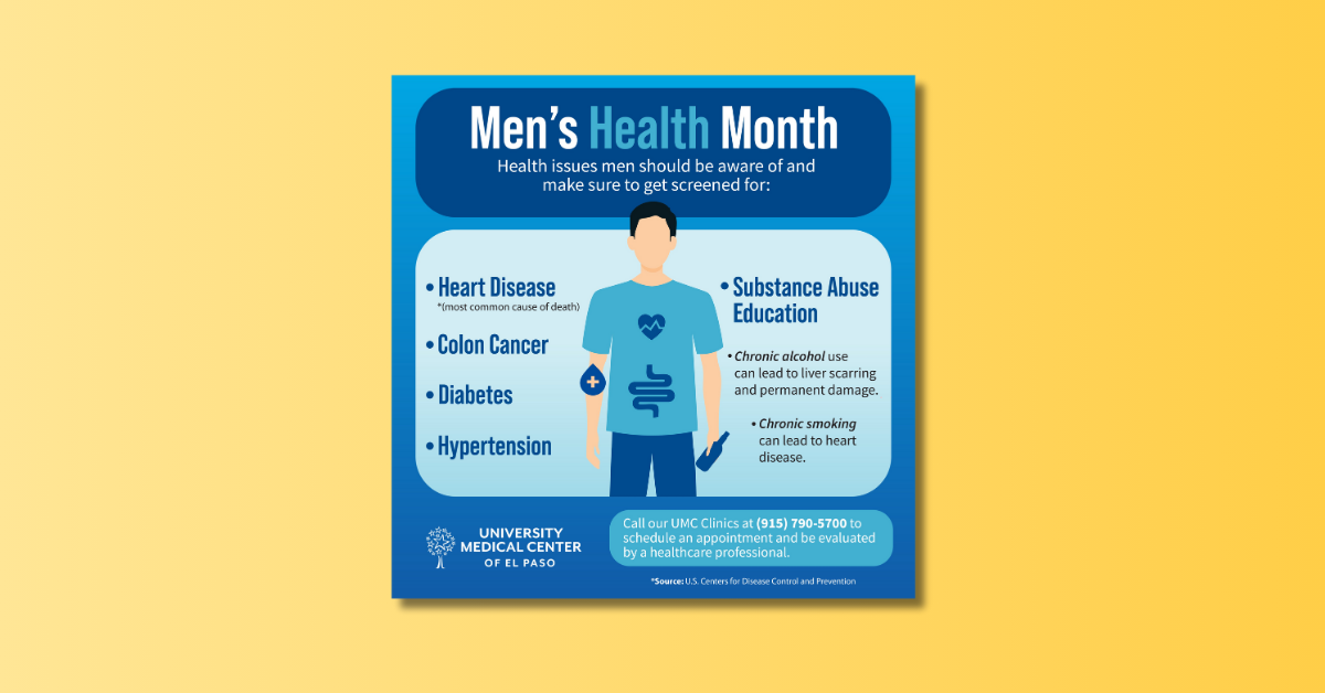 Take Charge of Your Health at the Men’s Health Awareness Month - UMC Cares