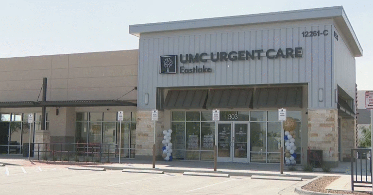 Exterior of UMC Urgent Care Eastlake facility in El Paso