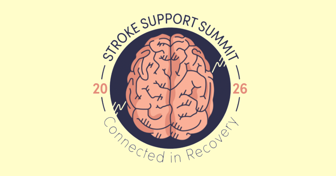 2026 Stroke Support Summit logo featuring an illustrated brain and the theme “Connected in Recovery.”